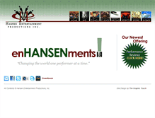 Tablet Screenshot of enhansenments.com